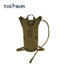 TOURBON acampar al aire libre senderismo paquete de hidratación 2.5L militar Molle mochila bolsa de agua